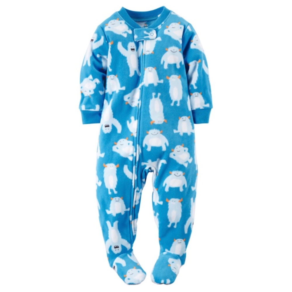 Carter's Cozy Blue Polar Bear Pajamas
